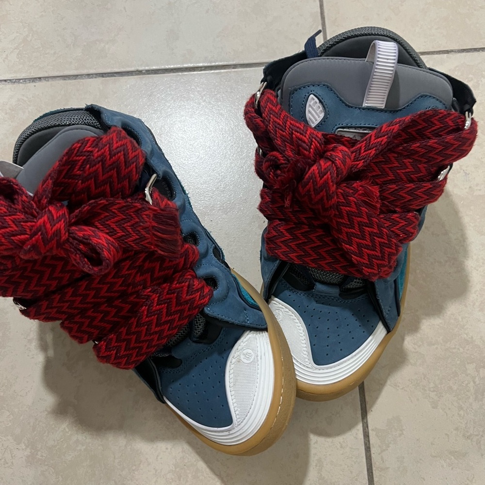 Lanvin curb sneakers